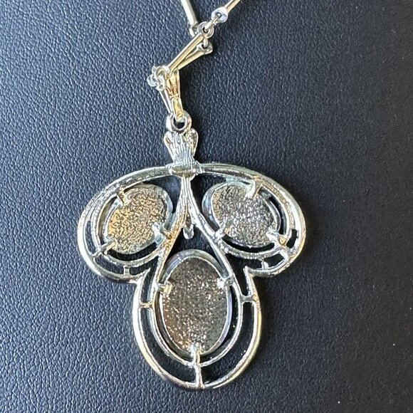 Necklace Earring Bracelet Set Mother of Pearl Shell Brown Earth Tones 22" New - Picture 6 of 12